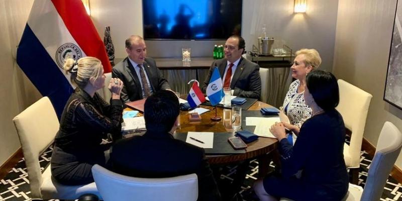 Cancilleres de Guatemala y Paraguay reafirman lazos de amistad entre ambas naciones