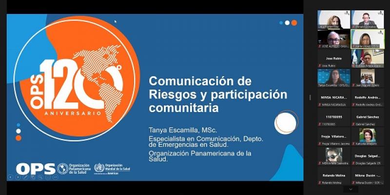 Guatemala participa en webinar sobre comunicación y riesgos de salud, organizado por el Proyecto Mesoamérica