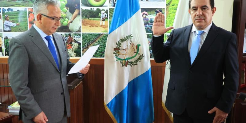 Asume nuevo viceministro de Desarrollo Económico y Rural del MAGA