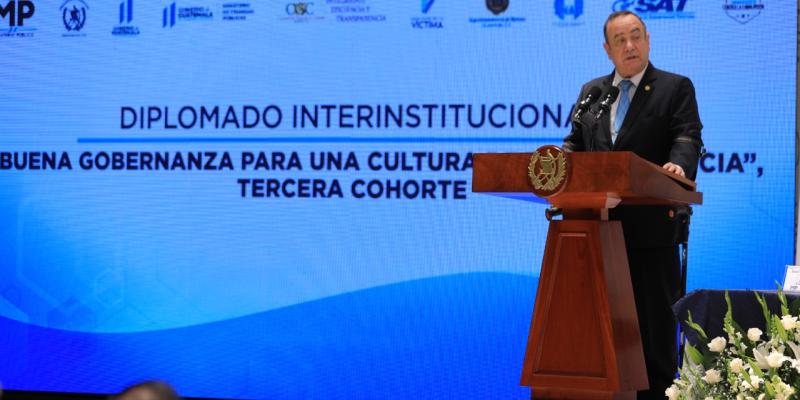 Presidente Alejandro Giammattei 