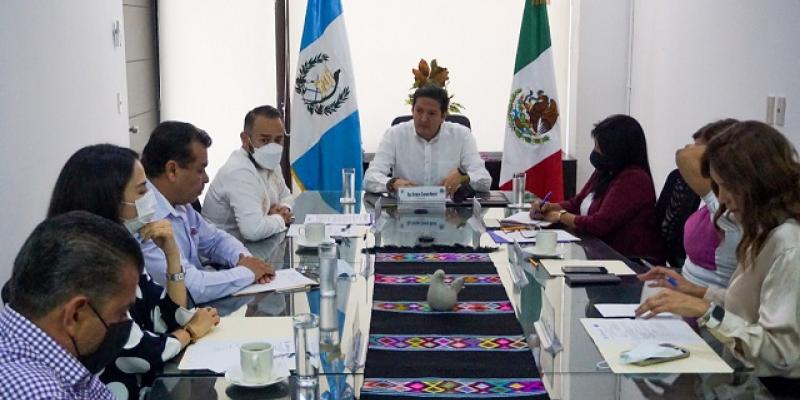 Consulado de Guatemala en Chiapas se reúne con diputados estatales en busca de solución a tránsito irregular de migrantes