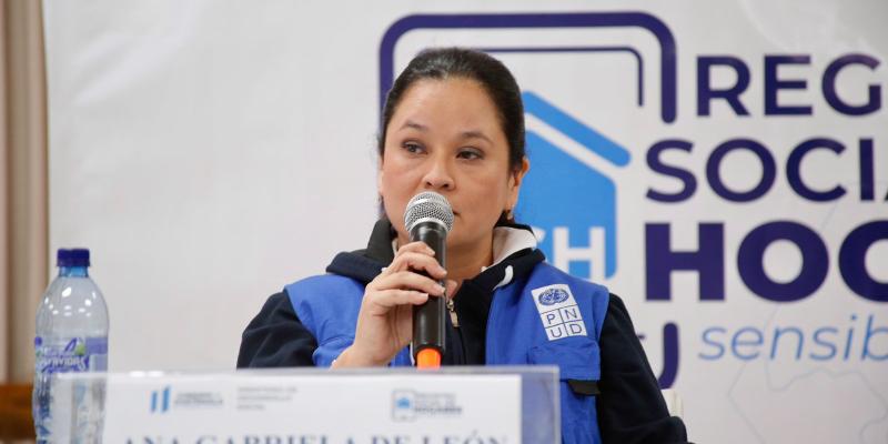 Representante del PNUD presenta resultados sobre Registro Social de Hogares