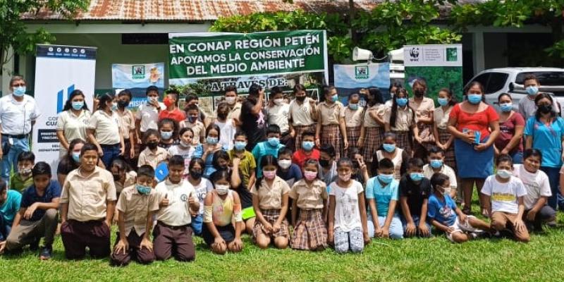 MARN capacita a 244 estudiantes de Petén sobre cambio climático