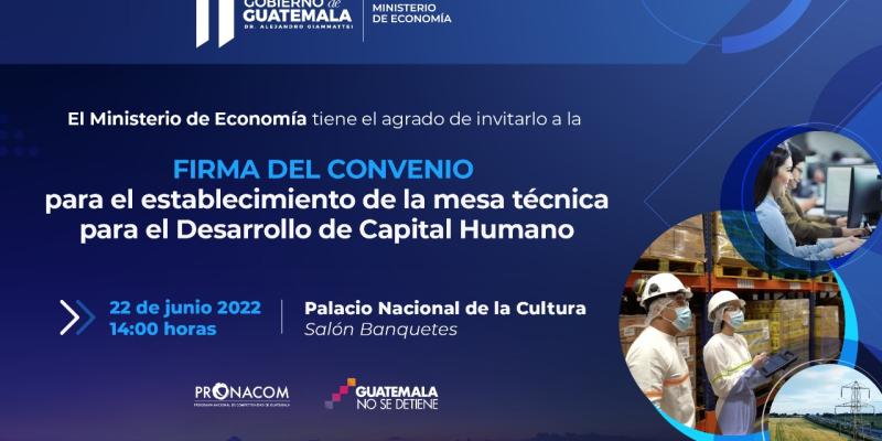 Firma de Convenio para el establecimiento de Mesa Técnica para el Desarrollo de Capital Humano