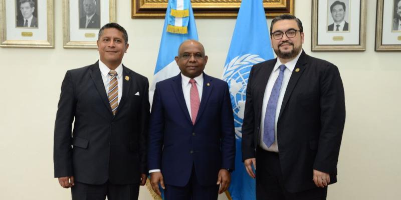 Ministro de Energía y Minas se reúne con el Presidente de la Asamblea General de las Naciones Unidas