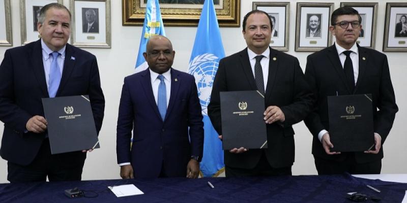 MINEX e IGM suscriben acuerdo sobre migración y refugio con el Sistema de Naciones Unidas