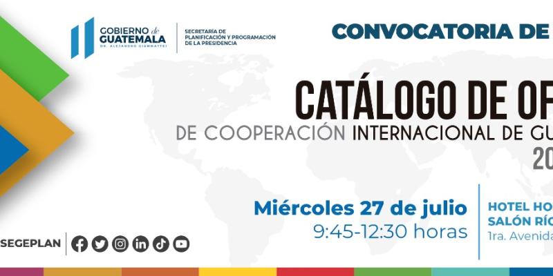 Catálogo de Oferta de Cooperación Internacional de Guatemala