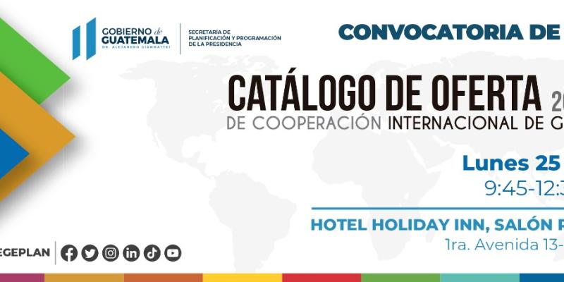 Catálogo de Oferta de Cooperación Internacional de Guatemala