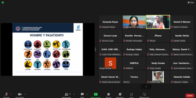Transferencia de conocimientos a personal técnico de Instancias Municipales de Gestión Integral del Riesgo de Desastres.
