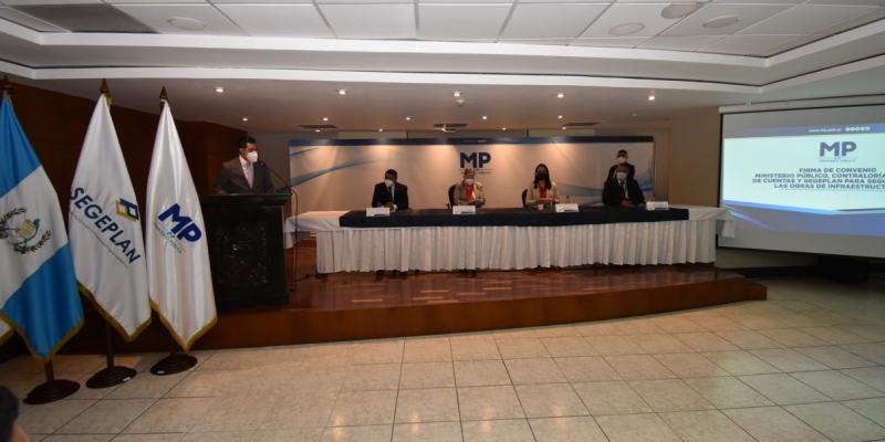 Firma de convenio MP, CGC y SEGEPLAN