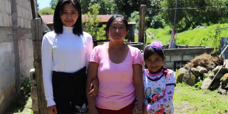 Usuaria de Beca Social en Quetzaltenango