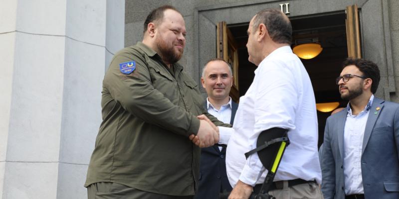 Presidente Alejandro Giammattei en gira por Ucrania 