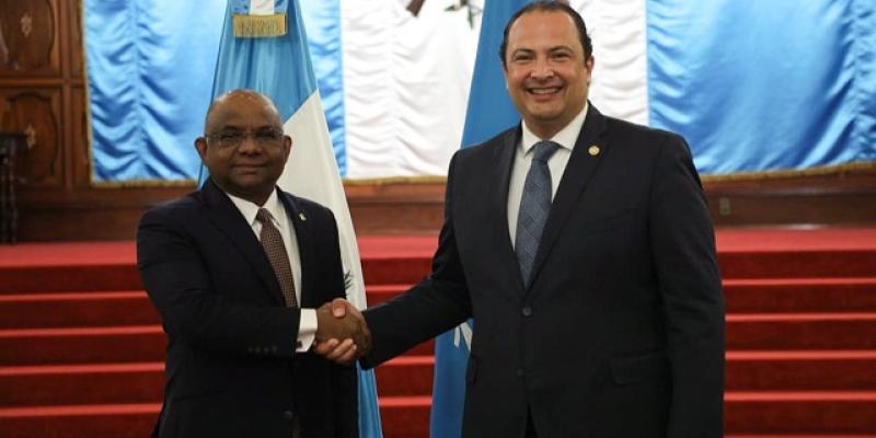Activa agenda desarrolló el embajador Abdulla Shahid, presidente de la Asamblea General de la ONU, en visita oficial a Guatemala