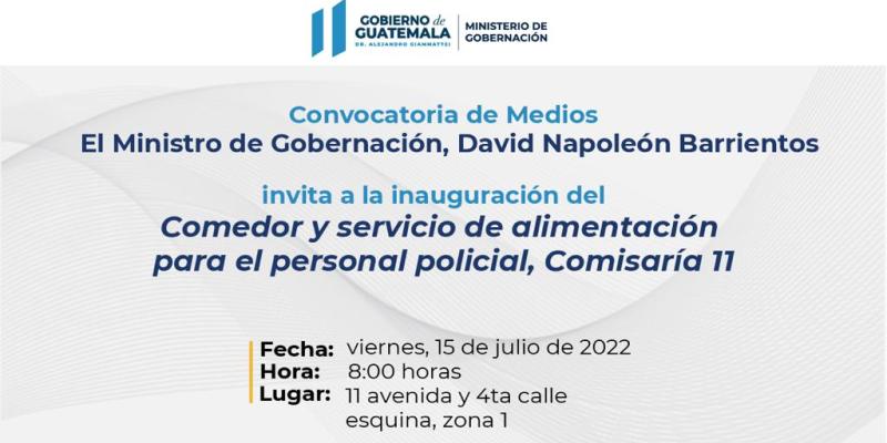 Convocatoria de medios  