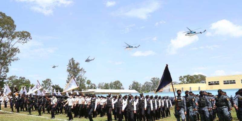 Policía Nacional Civil celebra 25 años al servicio de los guatemaltecos