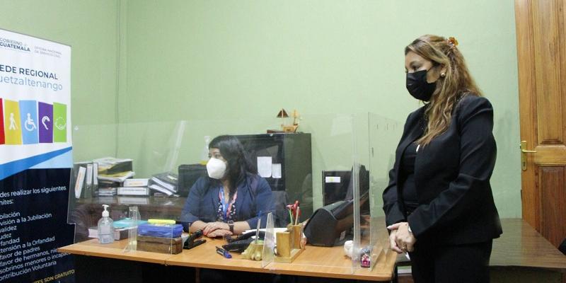 La Directora Alvarado visitó la sede de Onsec en Quetzaltenango