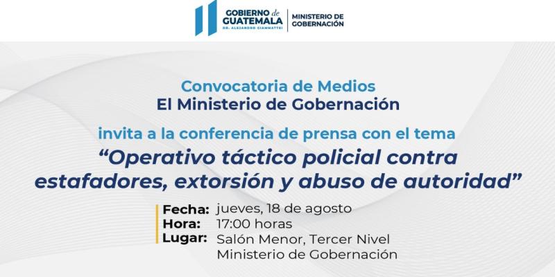 Convocatoria de medios 