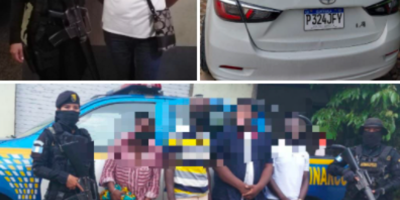 Presuntos coyotes capturados por traslado de migrantes