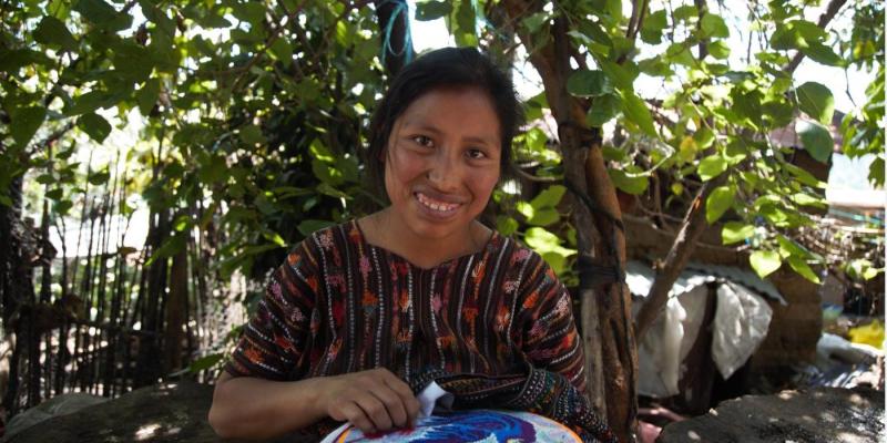 Usuaria de Bono Social en Sololá