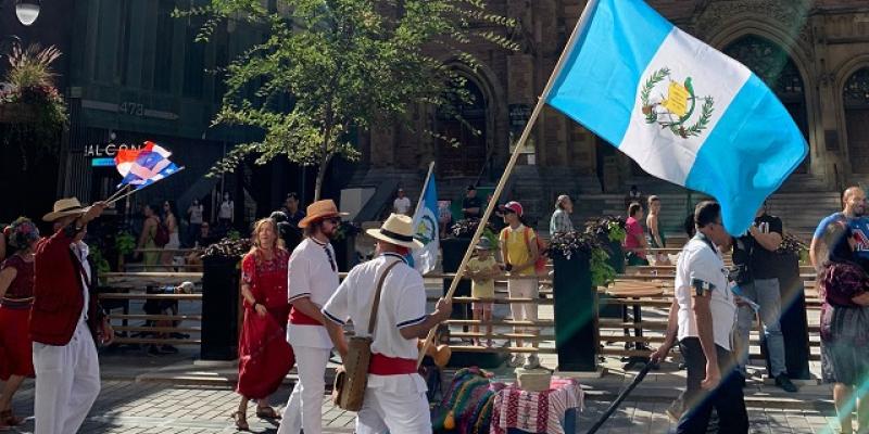Guatemala encabeza Desfile de la Amistad "Nuestroamericana" en Montreal, Canadá 