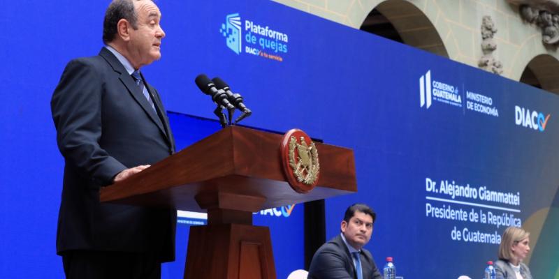 Presidente Alejandro Giammattei 