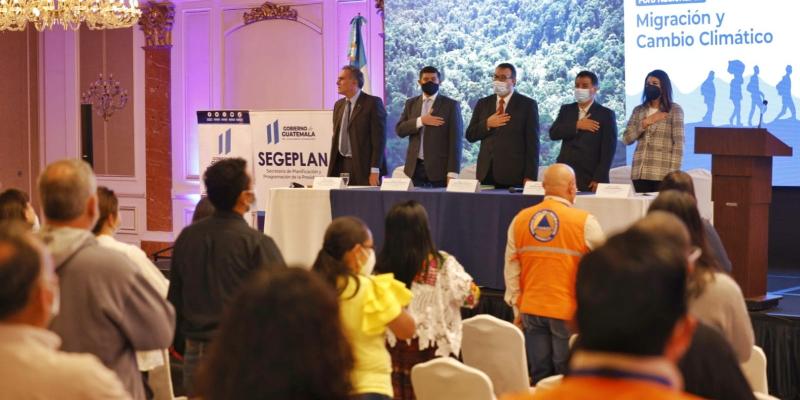 Foro cambio climático en la migración en Guatemala 
