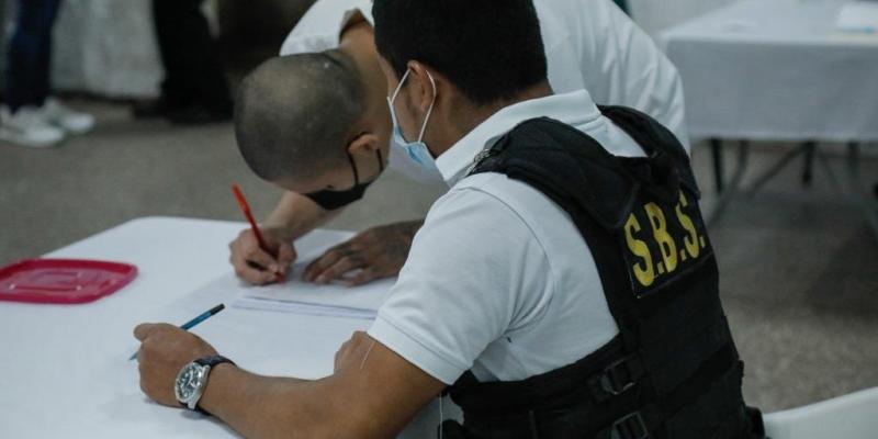 Los adolescentes se mostraron agradecidos con la jornada de inmunización