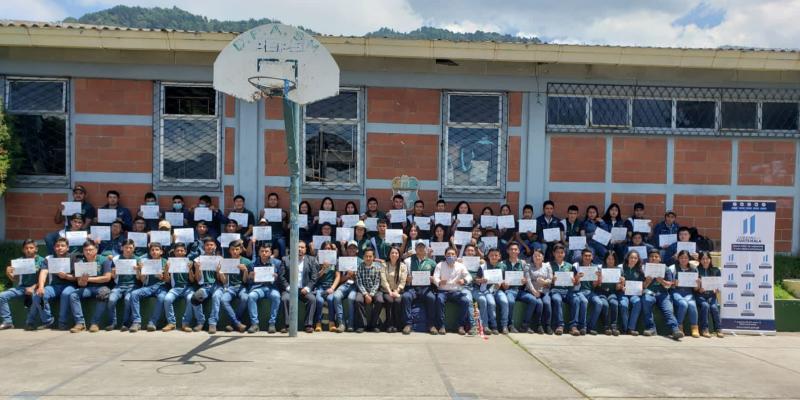 Estudiantes de San Marcos son líderes ambientales de Guatemala