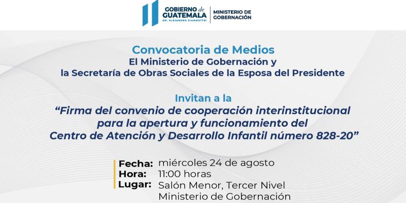 convocatoria de medios   