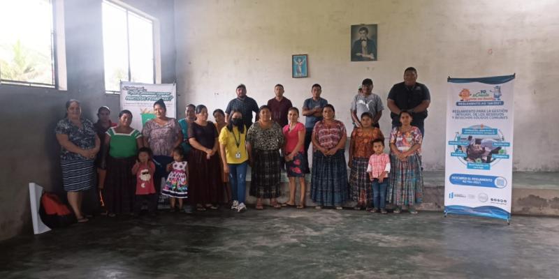 Comunidad de El Chal asume el compromiso del Reglamento 164-2021