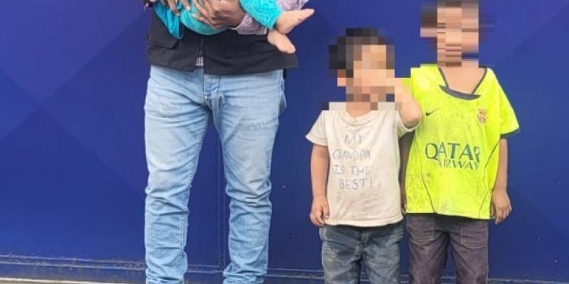 Hermanos con alerta Alba Keneth localizados en Fraijanes