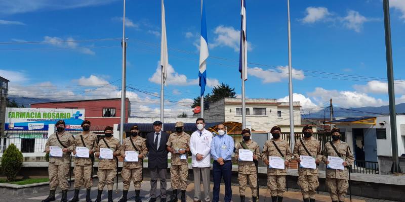 Reconocen labor que realiza Reservas Militares de Quetzaltenango