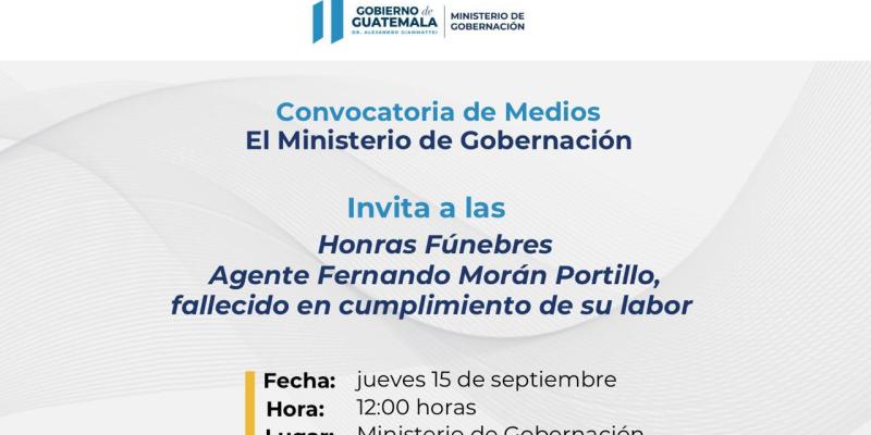 Convocatoria a medios de comunicación 