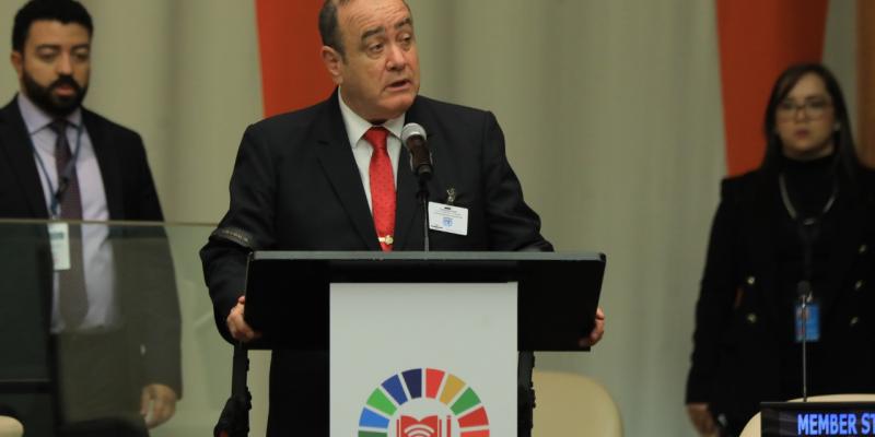 Presidente Alejandro Giammattei 