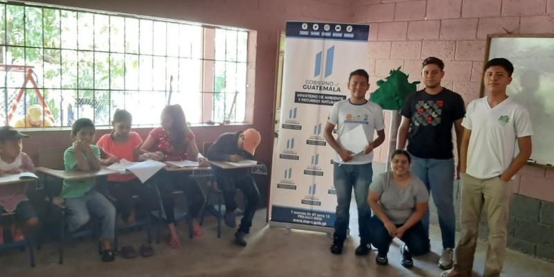 MARN en Zacapa capacita a estudiantes para cuidar los bosques
