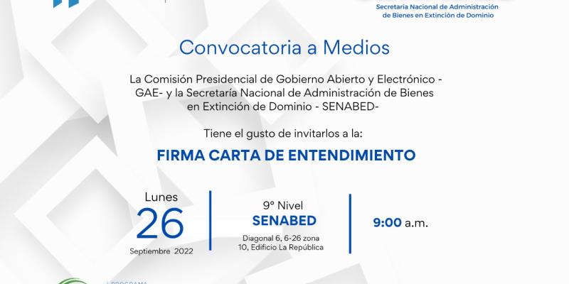 Invitación a medios 