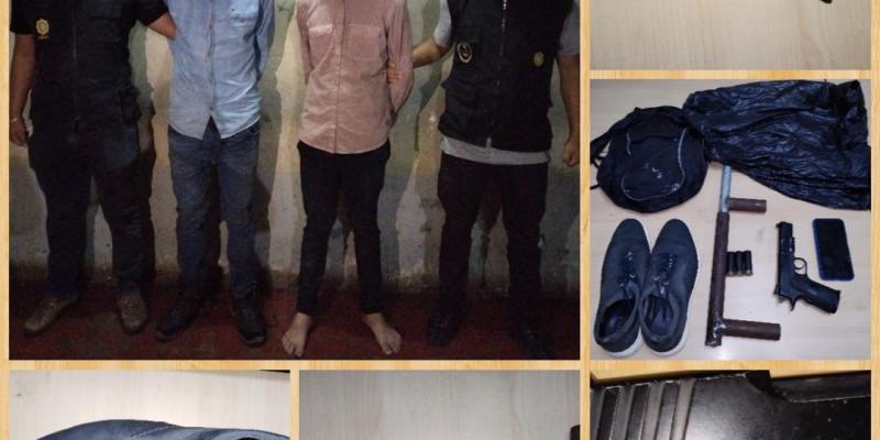 Presuntos extorsionistas detenidos cuando exigían dinero a un comerciante