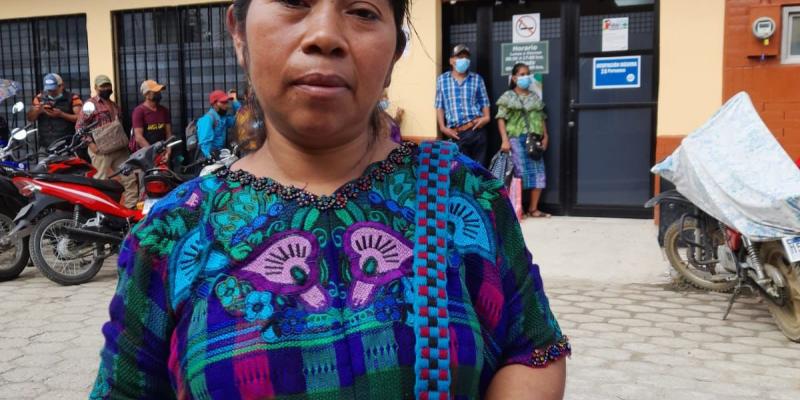 Usuaria de Bono Social en Baja Verapaz