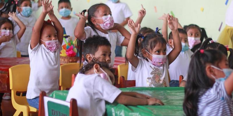 La niñez disfrutó con sonrisas 