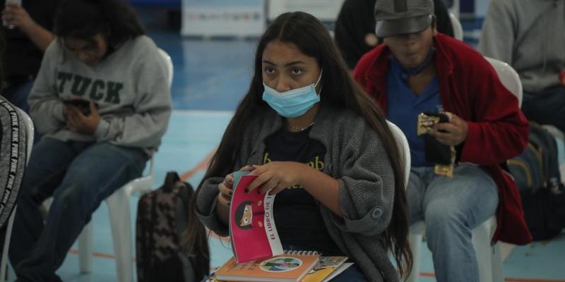 Los adolescentes tuvieron acceso a material informativo