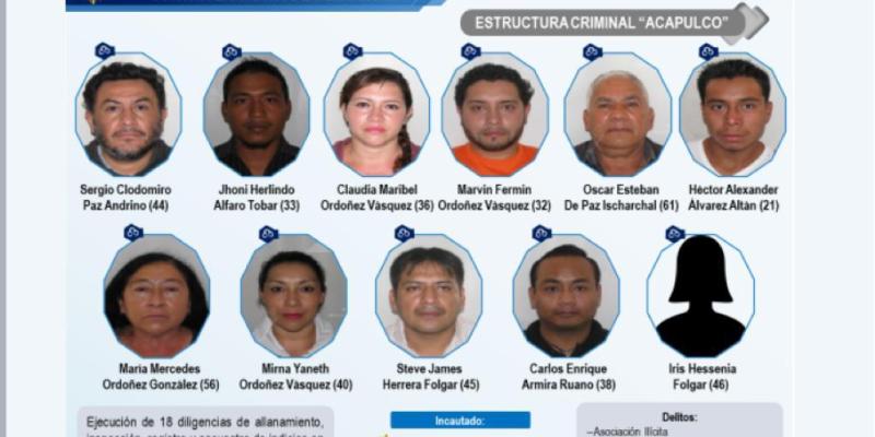 Especialistas policiales impactan en 5 estructuras por trata de personas