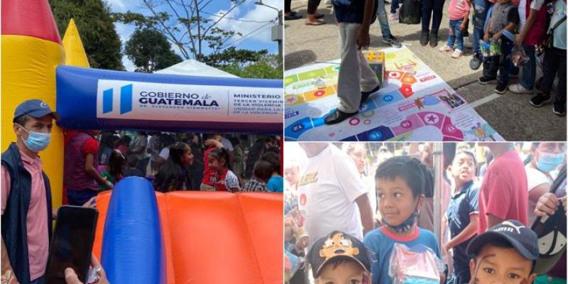 UPCV orienta y festeja a la niñez de Fraijanes