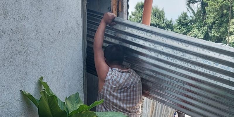 Fodes entrega materiales de reconstrucción