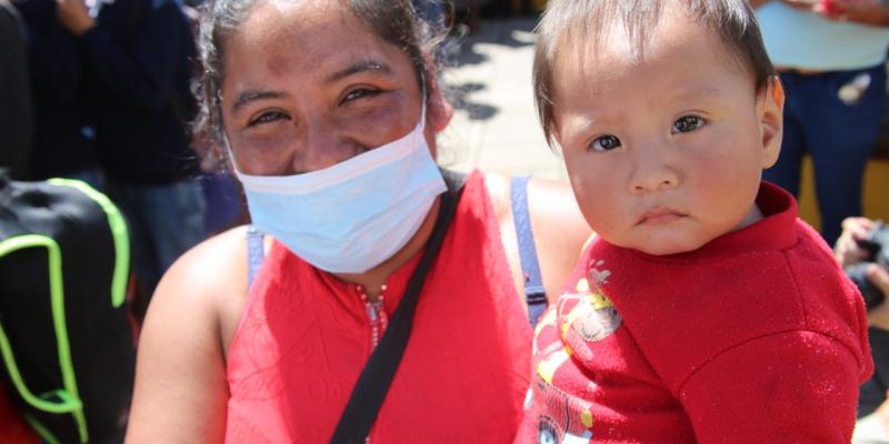 Usuaria de Comedor Social en Fraijanes, Guatemala