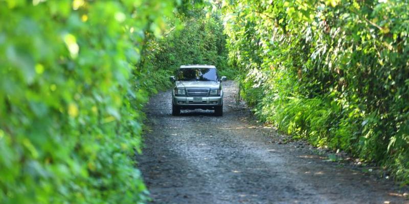 Carretera ruta RD-REU-13, tramo Takalik Abaj hacia la RD-QUE-3. 