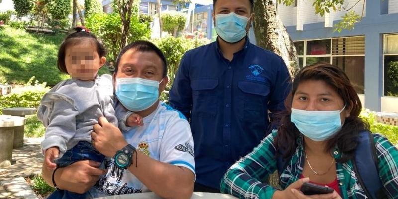 Las familias tienen el acompañamiento del programa