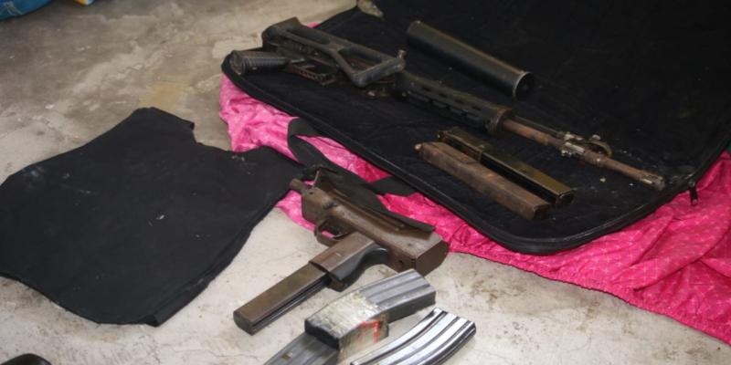 PNC decomisa armas de fuego y más de mil municiones