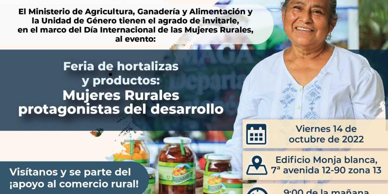 Acompañanos a conocer el trabajo de las mujeres rurales que atiende el MAGA.