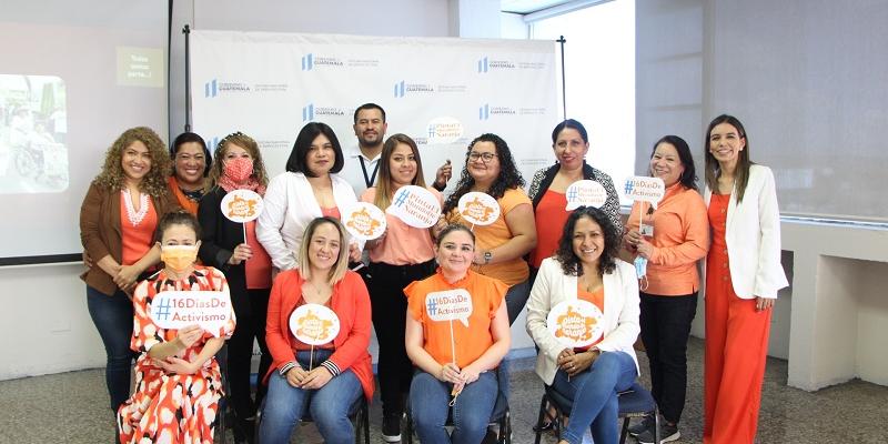 Personal de Onsec se sumó a las actividades de eliminación de violencia contra la mujer