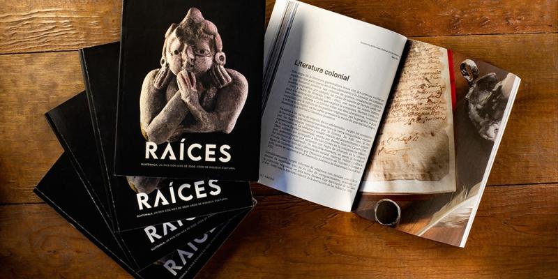 Libro "Raíces: Guatemala, un país con más de tres mil años de riqueza cultural"